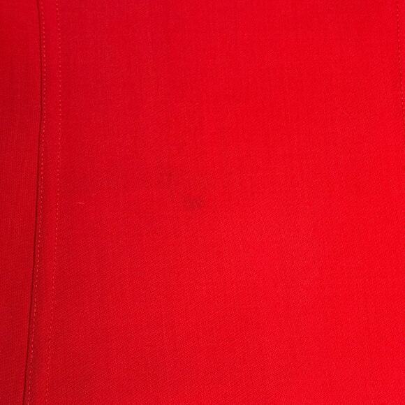 Escada Vintage Red Wool Short Sleeve Blazer Embroidered Eyelet 42 EU 12 US - Picture 8 of 12